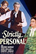 ‎Strictly Personal (1933) directed by Ralph Murphy • Reviews, film ...