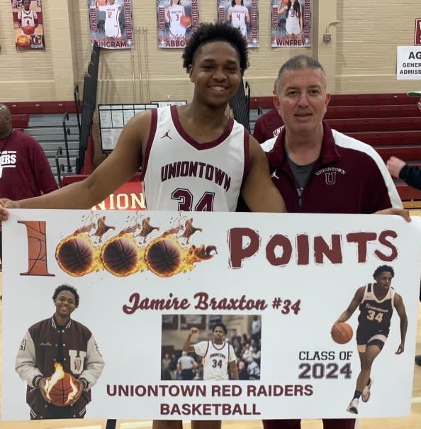 Red Raiders reign supreme: Uniontown’s Braxton, Kezmarsy top All-Area Boys Basketball Team