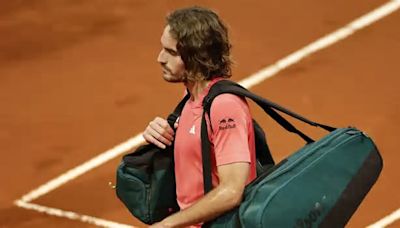 Tsitsipas resbala en el estreno en Madrid; Sinner vuela