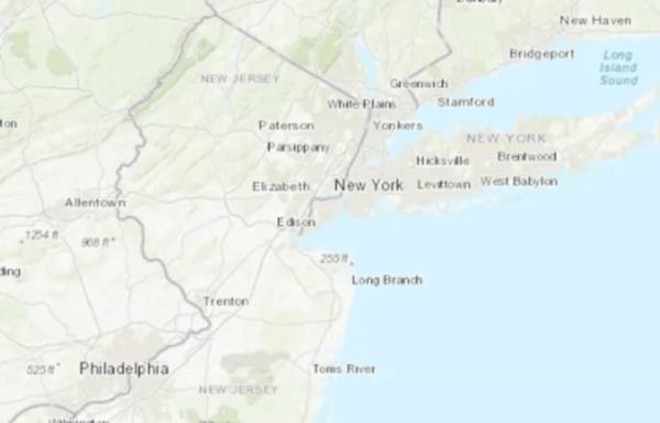 Earthquake rattles New Jersey