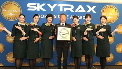 長榮航空9連霸SKYTRAX五星 全球十佳第8！