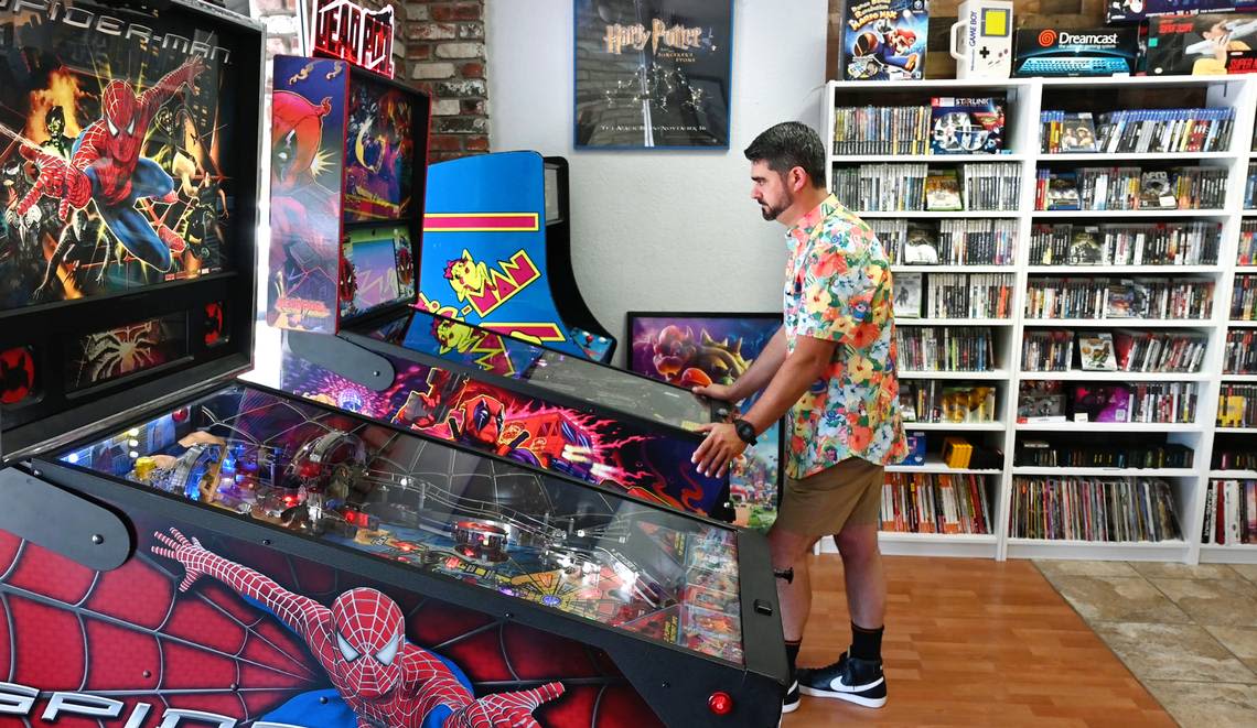 Look inside a Modesto retro gaming store before its grand opening in Roseburg Square