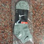 Nike襪 /【 素面款】【加厚底款中低筒毛巾襪 】 【L號 /灰底黑標】【現貨】