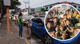 Niños "botean" en calles de Boca del Río para poder viajar a Torneo Regional en Oaxaca