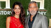 Amal Clooney matches the red carpet in stunning lace jumpsuit at History Talks event