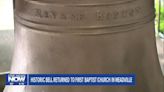 Historic Bell Returned to Meadville Church
