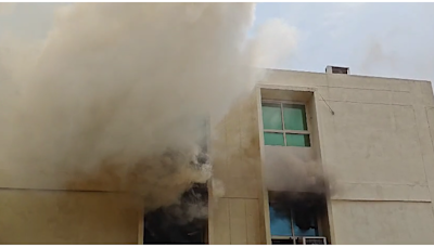 Massive Fire Breaks Out At Gwalior's Jiwaji University, Suspected Blast In Deep Freezer & AC At Neuroscience ...