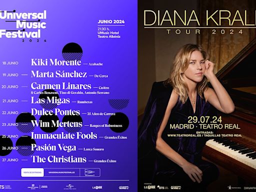 Asiste a los conciertos de Universal Music Festival y Diana Krall