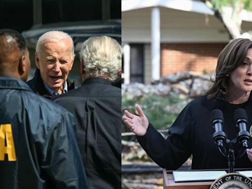 Hurricane Helene: Biden, Harris go on separate tours to survey storm-ravaged southern swing states