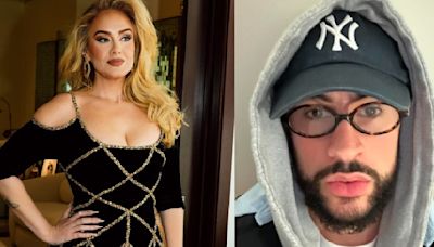 Adele declara que ama a Bad Bunny en un concierto y pone fin a rumores de rivalidad