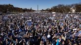 Watch live: Thousands take part in ‘March for Israel’ on National Mall in Washington DC