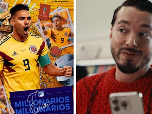 J Balvin y Falcao García entre la espada y la pared con sus parejas por final de la Copa América