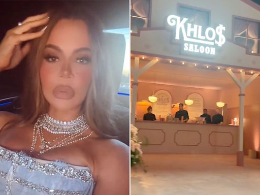 Khloé Kardashian Celebrates 40th Birthday with a Saloon-Themed Party Featuring Denim, Diamonds and Snoop Dog