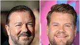 Ricky Gervais shares fan tweet mocking James Corden after restaurant ban