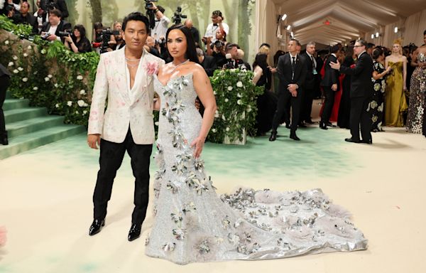 Demi Lovato marks Met Gala return in Prabal Gurung gown with 500 hand-cut flowers