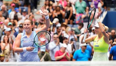 No ring, but a trophy: Kichenok postpones wedding, then wins US Open women's doubles with Ostapenko