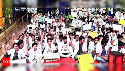Junior doctors strike causing hours-long delays in patient services | Hyderabad News - Times of India