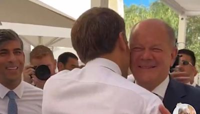 Cumbre en Italia: los líderes del G7 le cantaron el feliz cumpleaños a Olaf Scholz