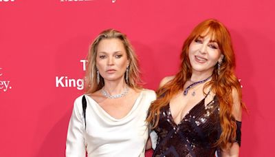 Kate Moss is pictured with Charlotte Tilbury at The King’s Trust global gala