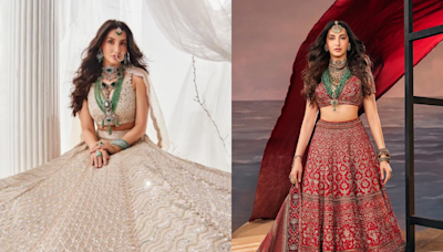 Nora Fatehi looks like a royal goddess in her recent traditional ensemble | The Times of India