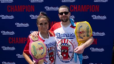 Patrick Bertoletti wins Nathan’s Famous International Hot Dog Eating Contest; Miki Sudo sets new women’s record