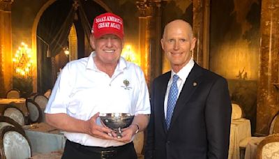 Rick Scott not sure how active Donald Trump will be in Senate leadership fight