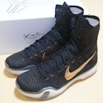 Nike Kobe X Elite黑玫瑰金Rose Golden 黑金編織高筒透明底籃球鞋718763-091 ZK10