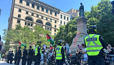 Police operation underway at pro-Palestinian encampment in Montreal