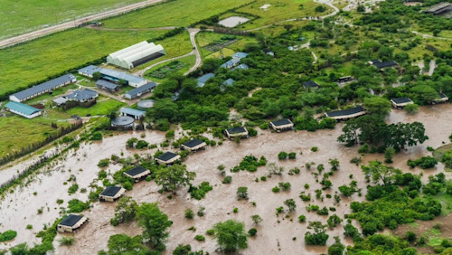 Kenya floods: Tourists and staff stranded in Maasai Mara game reserve