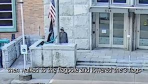 Flag thief sought by Kitsap County Sheriff’s Office