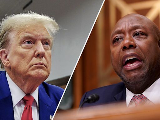 Sen Tim Scott slams 'disgusting' court gag order restricting Trump's 'First Amendment rights'