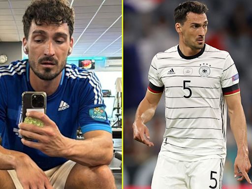 Hummels trains in another national team's shirt following Germany Euro 2024 snub