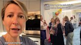 After a travel host accidentally gave a Delta customer service rep a bad review, the airline threw a surprise party to honor the worker