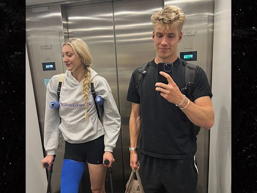 Cameron Brink All Smiles W/ Boyfriend After Tearing ACL