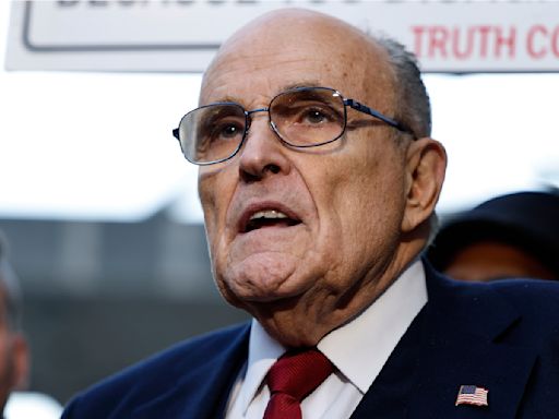 Rudy Giuliani Served Criminal Indictment and Cake at 80th Birthday Celebration