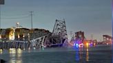 Shocking video shows moment Baltimore bridge collapses following boat strike