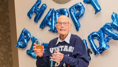 One of world’s oldest people celebrates turning 111 with whisky and 111 cards