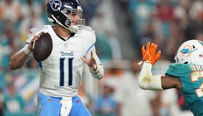 Mason Rudolph leads Titans to first win of season, 31-12 over Dolphins after Will Levis is injured