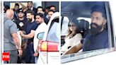 Anant Ambani-Radhika Merchant's wedding: 'KGF' star Yash welcomed at Mumbai airport with a loud cheer; actor urges paparazzi to calm down - See photos | - Times of India