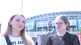 ‘A party with all your best friends’: Fans queue for Taylor Swift’s Wembley gig