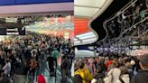 Crowds of passengers took shelter inside O'Hare Airport as hundreds of flights are delayed amid severe storms, tornado warnings: 'I have never seen anything like this'