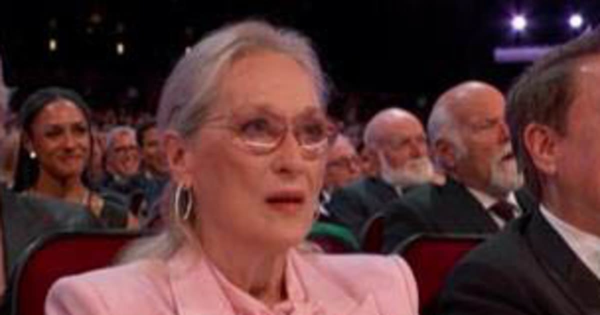 Meryl Streep looks shocked by this daring Emmys joke about her