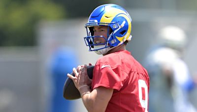 Rams camp observations and notes: Matthew Stafford speaks, tight ends impress