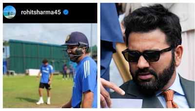 Rohit Sharma deletes training post after internet finds fault in viral photo before Sri Lanka ODI series