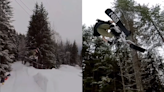 Rider Hits The Greatest Snow Bike Jump Line Ever Created