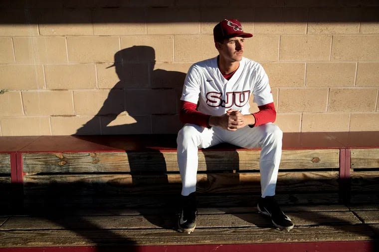 Pitcher Colin Yablonski once battled St. Joe’s with La Salle. Now the Hawks are his teammates.