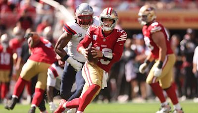 Brock Purdy touts his wheels, flashes deep ball as 49ers’ stabilizing force against Patriots