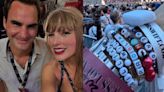 Ex-tenista Roger Federer comparece a show de Taylor Swift e tieta a cantora: "Na minha era Swiftie"