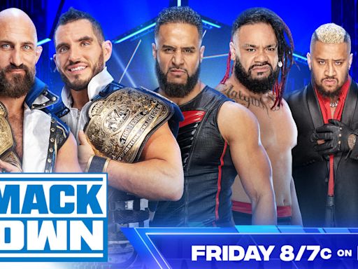 WWE anuncia dos combates titulares para el episodio de SmackDown del 2 de agosto