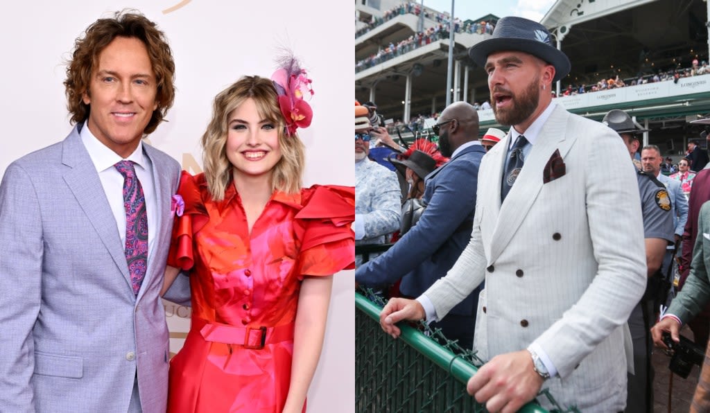 Anna Nicole Smith’s Lookalike Daughter Dannielynn Birkhead, Travis Kelce and More Stars Attend the 150th Kentucky Derby